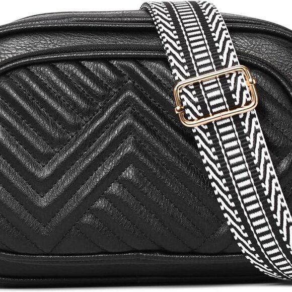 Handbags - Quilted Crossbody Bags for Women Trendy Vegan Leather Crossbody Purses Handbag S